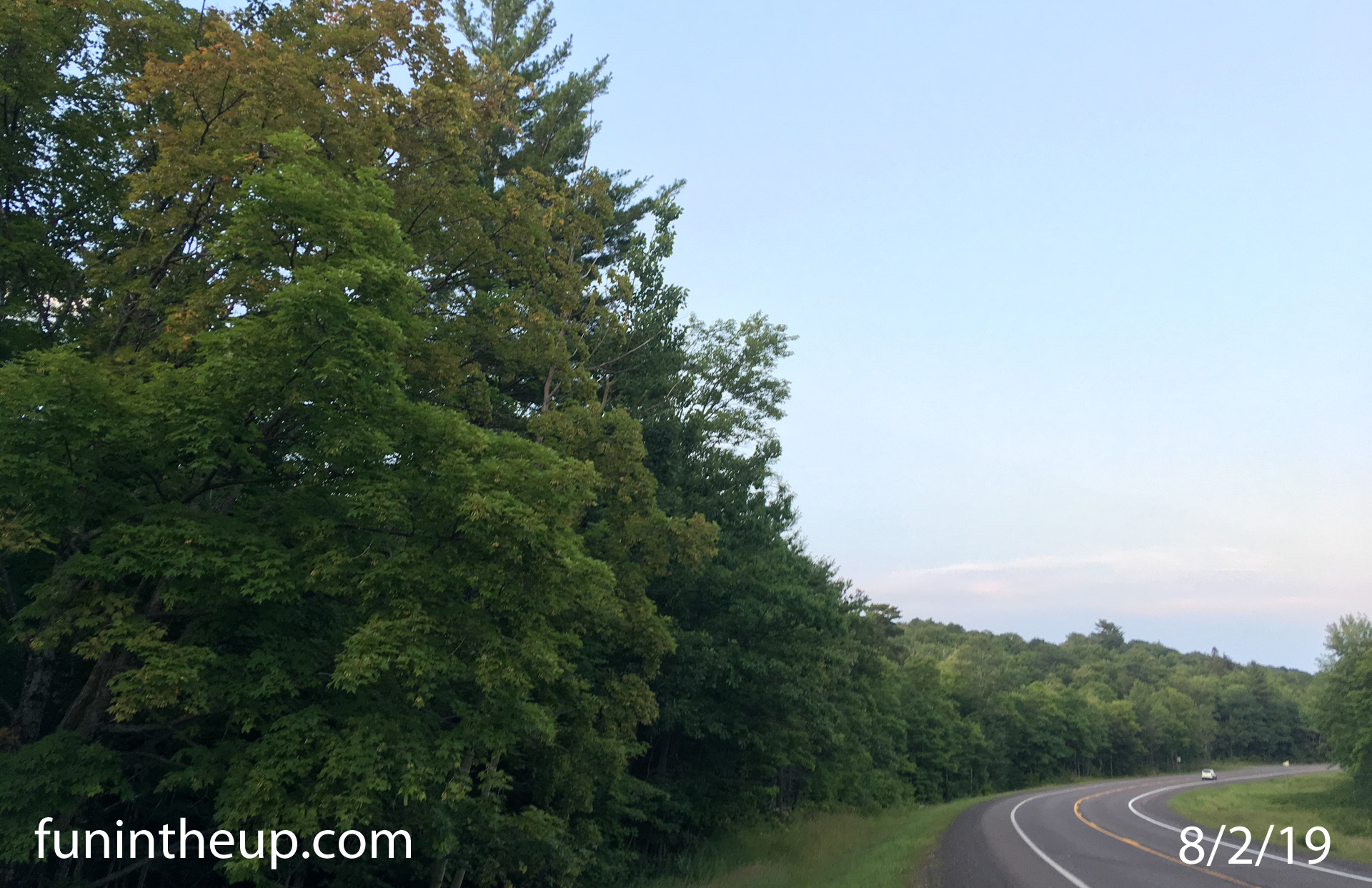 Fall Colors starting along M26 outside Painesdale