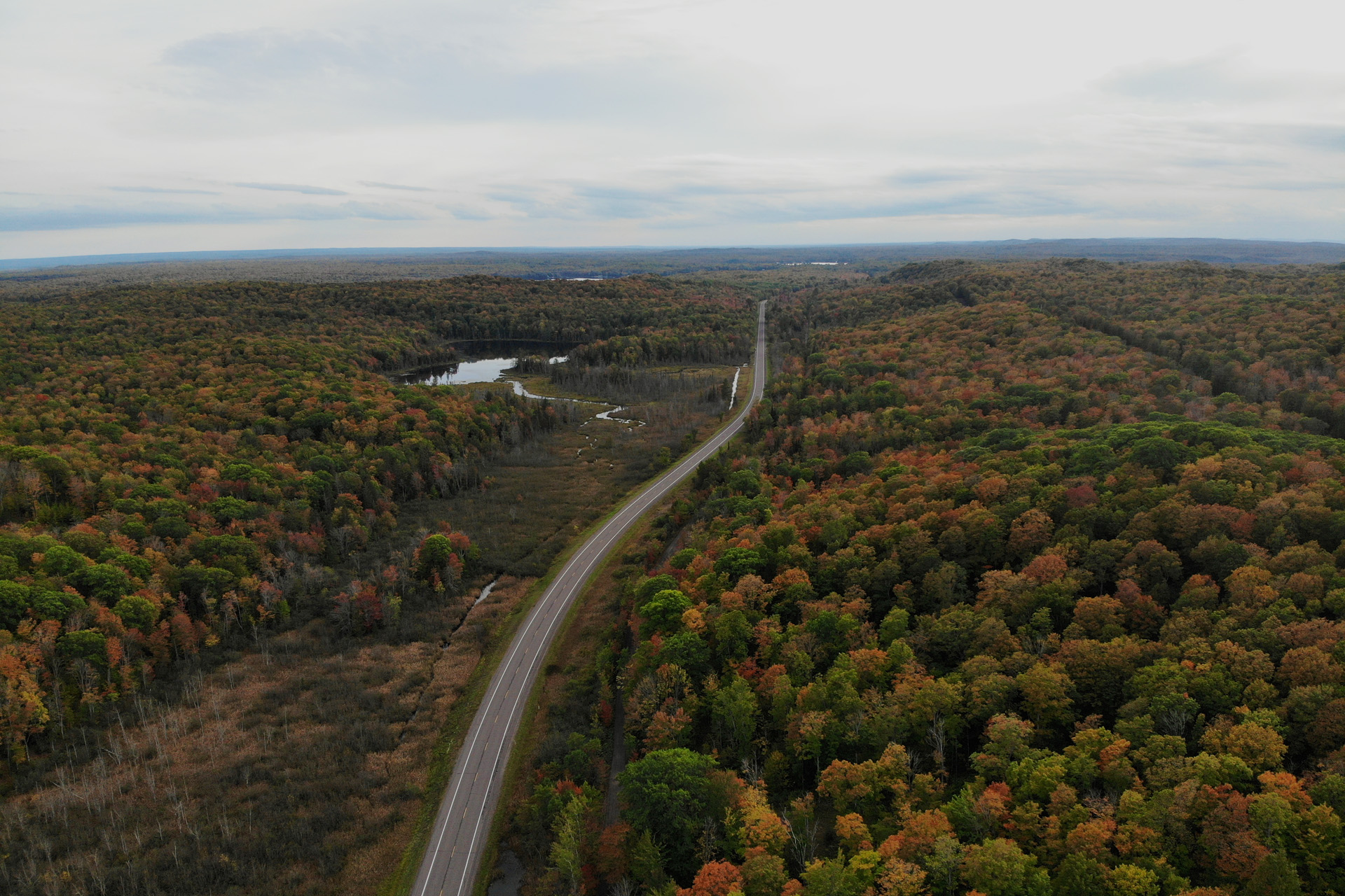 Fall Colors Teal Lake, Negaunee