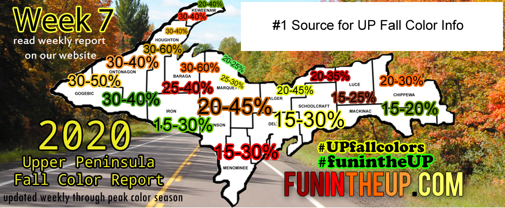 Upper Peninsula Fall Colors, Michigan 2020